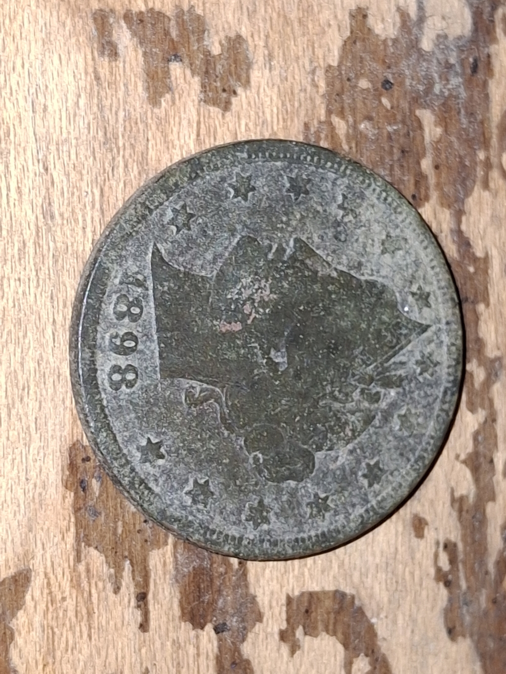1898 Liberty Head Nickel - Vintage Coin